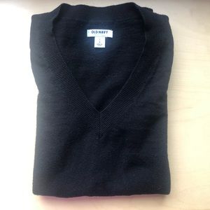 OLD NAVY Black V Neck Sweater